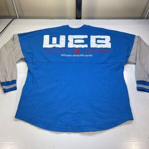 DISNEY MARVEL TEAM WEB Spider Man Avengers Campus Spirit Jersey T SHIRT Mens L